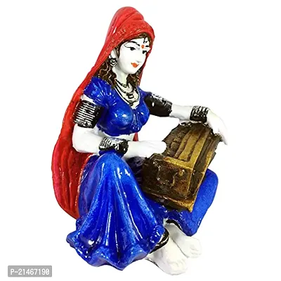 Classic Rajasthani Lady Playing Harmony-thumb4