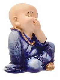 Karigaari India Buddha Showpiece in a Happy Smiling Posture I Buddha Idol for Home D?cor I Buddha Showpieces I Best Tiny Buddha Idols-thumb2