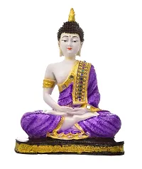 Karigaari India Handcrafted Resine Meditating Buddha Showpiece | Buddha Idols for Home Decor-thumb1