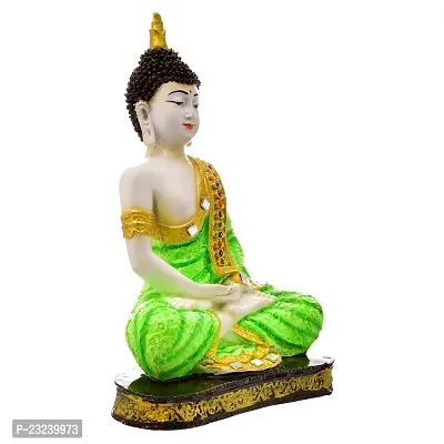 Karigaari India Handcrafted Resine Meditating Buddha Showpiece | Buddha Idols for Home Decor-thumb4