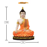 Classic Handcrafted Resine Meditating Buddha Showpiece | Buddha Idols For Home Decor-thumb2