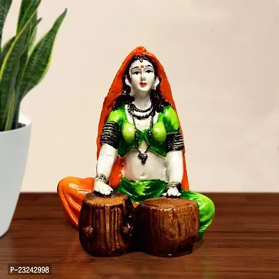 KARIGAARI - Ideas Hand Crafted Polyresin Green Eco Friendly Rajasthani Idol Figurine