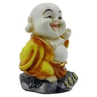 KARIGAARI - Ideas Hand Crafted Poly Resine Laughing Buddha Idol Showpiece for Home Decoration and Gifting (KK0627)-thumb2