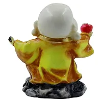 KARIGAARI - Ideas Hand Crafted Poly Resine Laughing Buddha Idol Showpiece for Home Decoration and Gifting (KK0628)-thumb3