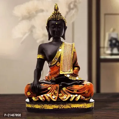 Classic Handcrafted Resine Meditating Buddha Showpiece | Buddha Idols For Home Decor