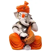 Classic Multicolor Ganesha Playing Veena Showpiece-thumb2