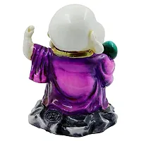 KARIGAARI - Ideas Hand Crafted Poly Resine Laughing Buddha Idol Showpiece for Home Decoration and Gifting (KK0634)-thumb3