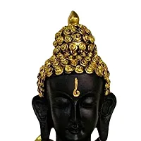 Classic Buddha Idol On Lotus Showpiece-thumb2