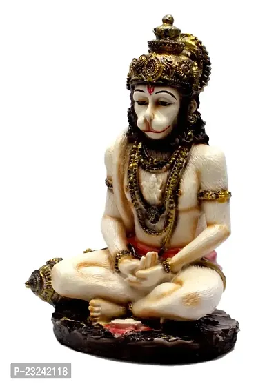 Amazing India Resin God Hanuman Idol (Black, Multicolour, 6.5 inches x 4.5 inches)-thumb3