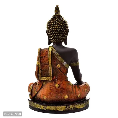 Classic Handcrafted Resine Meditating Buddha Showpiece | Buddha Idols For Home Decor-thumb5