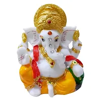 Classic Lord Ganesha Ji Ganesh Ganpati Car Dashboard Idol Figurine | Car Dashboard Decorative Showpiece | Figurines And Idols For Car Decoration | Showpieces For Deacute;cor-thumb1