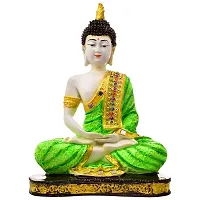 Karigaari India Handcrafted Resine Meditating Buddha Showpiece | Buddha Idols for Home Decor-thumb1