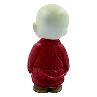 KARIGAARI - Ideas Hand Crafted Standing Maroon Buddhist Mock Idol for Home D?cor-thumb4