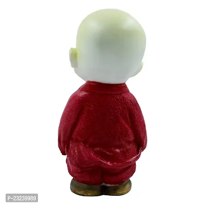 KARIGAARI - Ideas Hand Crafted Standing Maroon Buddhist Mock Idol for Home D?cor-thumb5