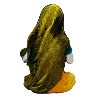 Classic- Ideas Hand Crafted Polyresin Yellow Eco Friendly Rajasthani Idol Figurine-thumb1