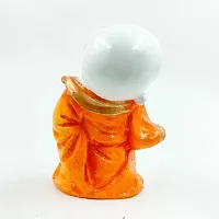 Karigaari India Polyresine Polyresin Dancing Buddha Idol Statue Showpiece for HomeDecor Decoration Gift Gifting Items-thumb2