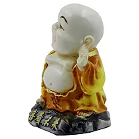 KARIGAARI - Ideas Hand Crafted Poly Resine Laughing Buddha Idol Showpiece for Home Decoration and Gifting (KK0627)-thumb4