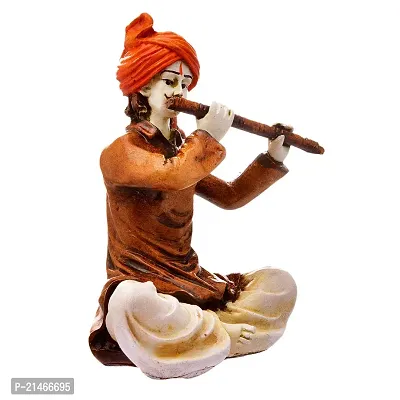 Classic- Ideas Hand Crafted Polyresin Copper Eco Friendly Rajasthani Idol Figurine-thumb4