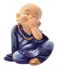 Karigaari India Buddha Showpiece in a Happy Smiling Posture I Buddha Idol for Home D?cor I Buddha Showpieces I Best Tiny Buddha Idols-thumb1