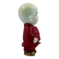 KARIGAARI - Ideas Hand Crafted Standing Maroon Buddhist Mock Idol for Home D?cor-thumb2