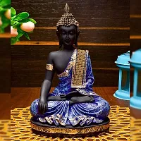 Classic Handcrafted Resine Meditating Buddha Showpiece | Buddha Idols For Home Decor-thumb1