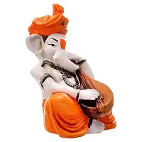 Classic Multicolor Ganesha Playing Veena Showpiece-thumb4