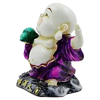 KARIGAARI - Ideas Hand Crafted Poly Resine Laughing Buddha Idol Showpiece for Home Decoration and Gifting (KK0634)-thumb4
