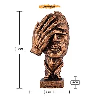 Classic Handcrafted Human Face Statue Idols For Home Decoration | Home Decoration Item | Human Body Face Home Deacute;cor Showpiece Item-thumb3