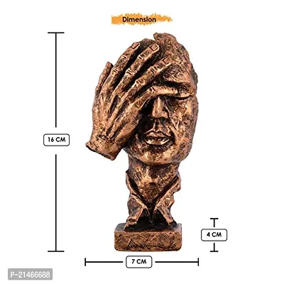 Classic Handcrafted Human Face Statue Idols For Home Decoration | Home Decoration Item | Human Body Face Home Deacute;cor Showpiece Item-thumb4