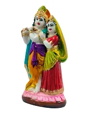 Karigaari India Polyresine Radha  Krishna Showpiece for Car Dashboard I Radha  Kishan Showpiece for Home D?cor (Size : 4 x 2 in)-thumb3