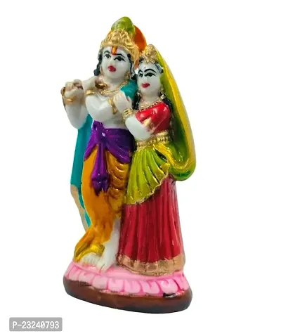 Karigaari India Polyresine Radha  Krishna Showpiece for Car Dashboard I Radha  Kishan Showpiece for Home D?cor (Size : 4 x 2 in)-thumb4