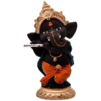 Classic Handcrafted Polyresin Eco Friendly Lord Ganesha Ganpati Idol Figurine | Lord Ganesha Statue For Home Decoration (Multicolor)-thumb3