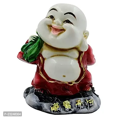 KARIGAARI - Ideas Hand Crafted Poly Resine Laughing Buddha Statue for Home Decoration and Gifting (KK0633)-thumb2