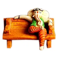 Classic Multicolor Polyresine Ganesha Card Holder and Figurine-thumb2