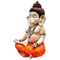Classic Polyresine Ganesha Doing Yoga Showpiece-thumb4