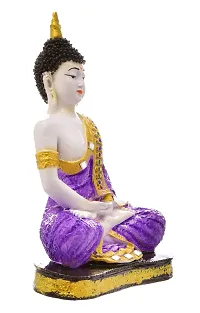 Karigaari India Handcrafted Resine Meditating Buddha Showpiece | Buddha Idols for Home Decor-thumb2