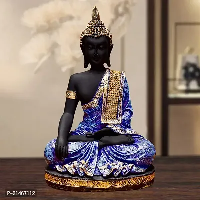 Classic Handcrafted Resine Meditating Buddha Showpiece | Buddha Idols For Home Decor