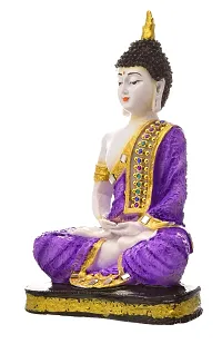 Karigaari India Handcrafted Resine Meditating Buddha Showpiece | Buddha Idols for Home Decor-thumb3