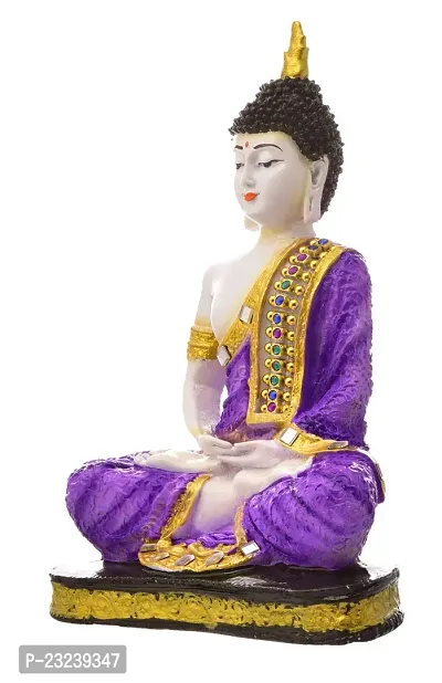 Karigaari India Handcrafted Resine Meditating Buddha Showpiece | Buddha Idols for Home Decor-thumb4