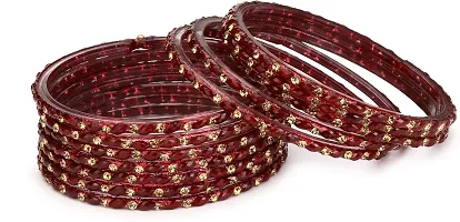 Elegant Multicoloured Glass Crystal Bangles/ Bracelets For Women-thumb4