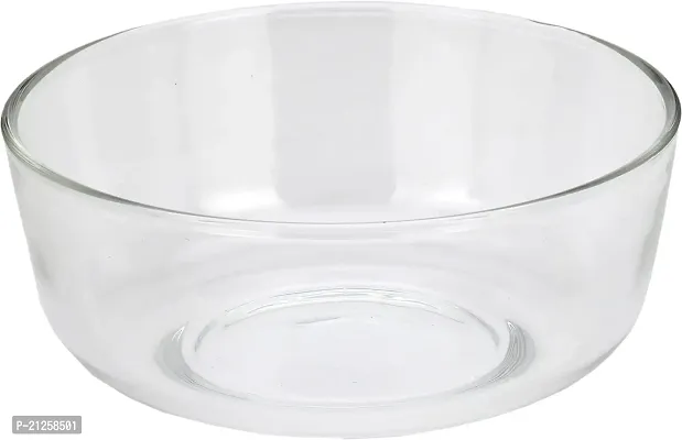 AFAST Designer Multipurpose Serving Glass Bowl Set of 1 with Molding Self Design, 650 ml-thumb0