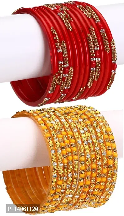 Glass crystal sale bangles