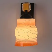 Modern Design Colorful Wood Wall Lamp/ Light With Hand Decorated Glass shade (Set Of 4) - YA67-thumb3