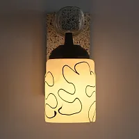 Designer Black White Wood Pendant Wall Light /Night Lamp Of Colorful Glass Shade -J26-thumb3