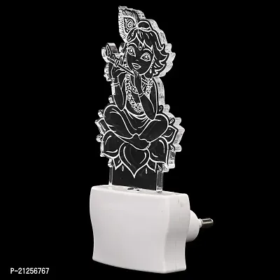 Afast 3D Illusion Krishna Blissful in Flute LED Plug  Play Wall Lamp_LED12-thumb4