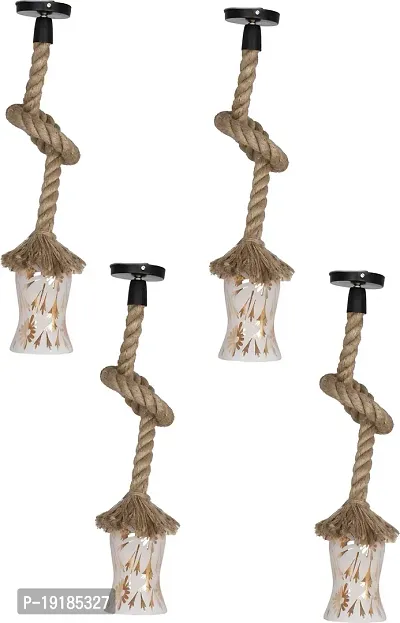 Trendy Rope Hanging Ceiling Lamp Light -B3, Pack Of 4-thumb0