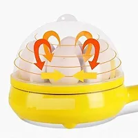 MultiFunction 2 in 1 Electric Egg Boiling Steamer Egg Frying Pan-thumb1