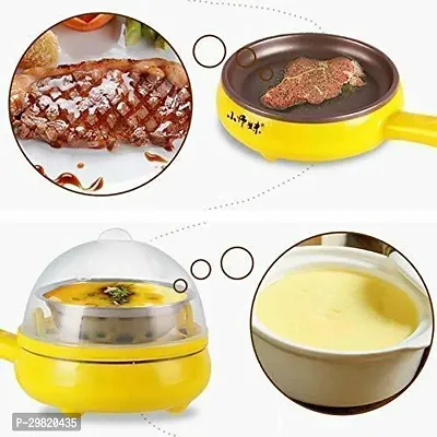 MultiFunction 2 in 1 Electric Egg Boiling Steamer Egg Frying Pan-thumb5