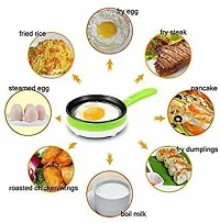 MultiFunction 2 in 1 Electric Egg Boiling Steamer Egg Frying Pan-thumb3