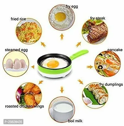 MultiFunction 2 in 1 Electric Egg Boiling Steamer Egg Frying Pan-thumb4